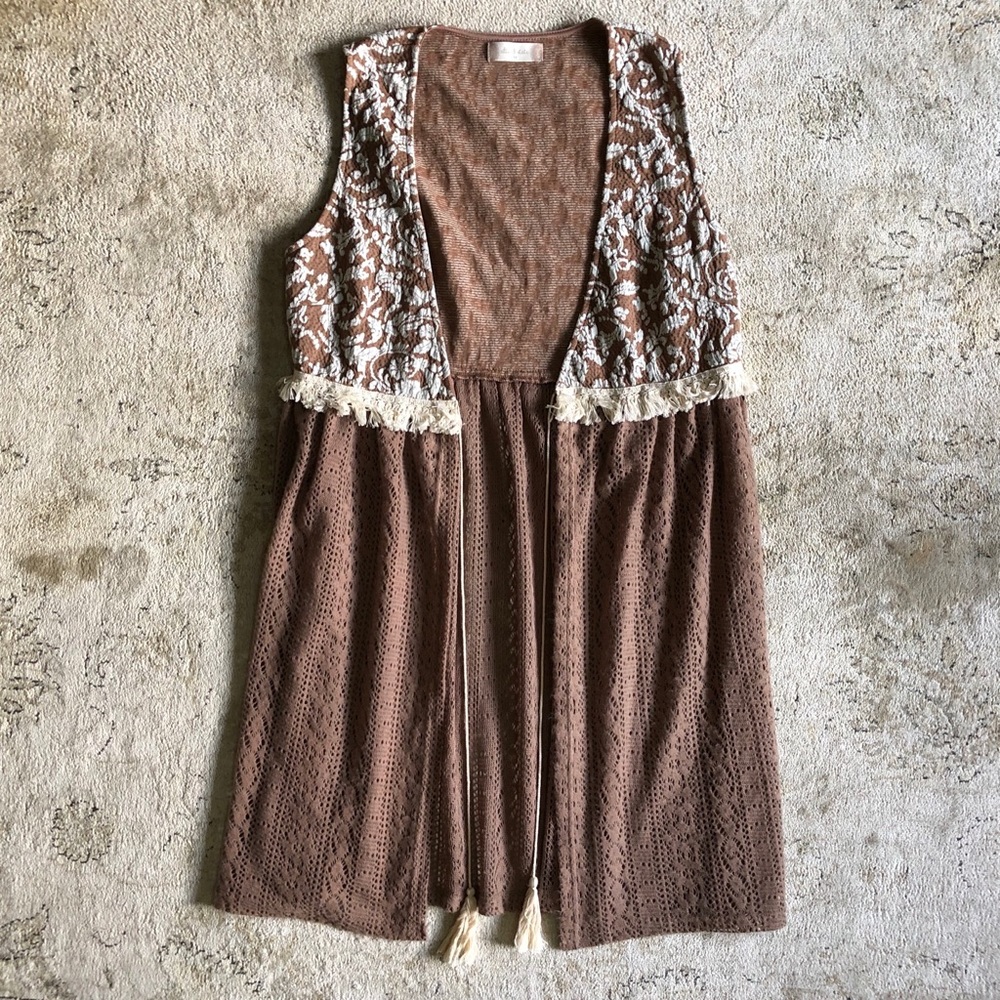 2010 Accent Boho Cardigan Vest